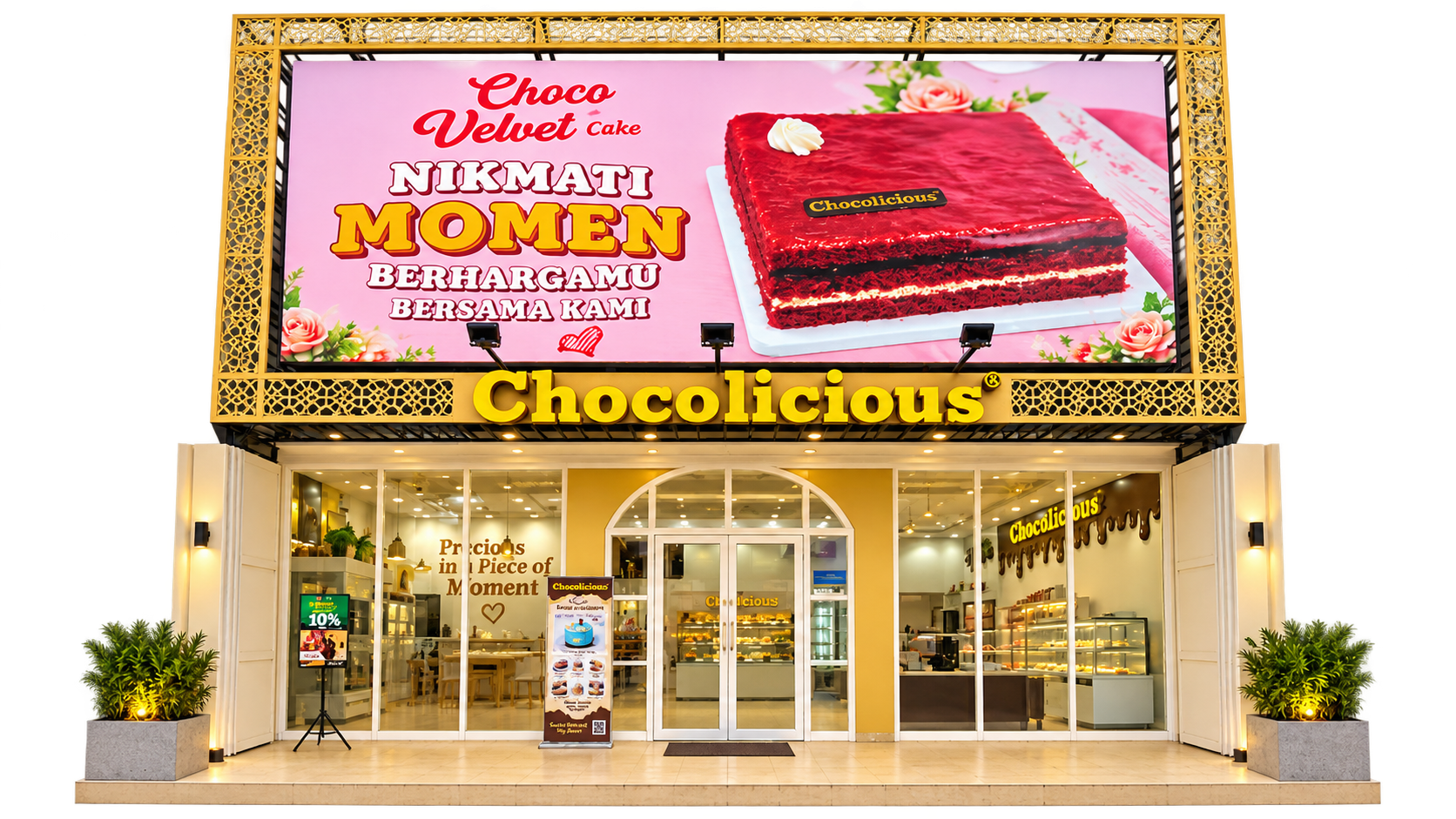 Chocolicious Flagship Hertasning storefront