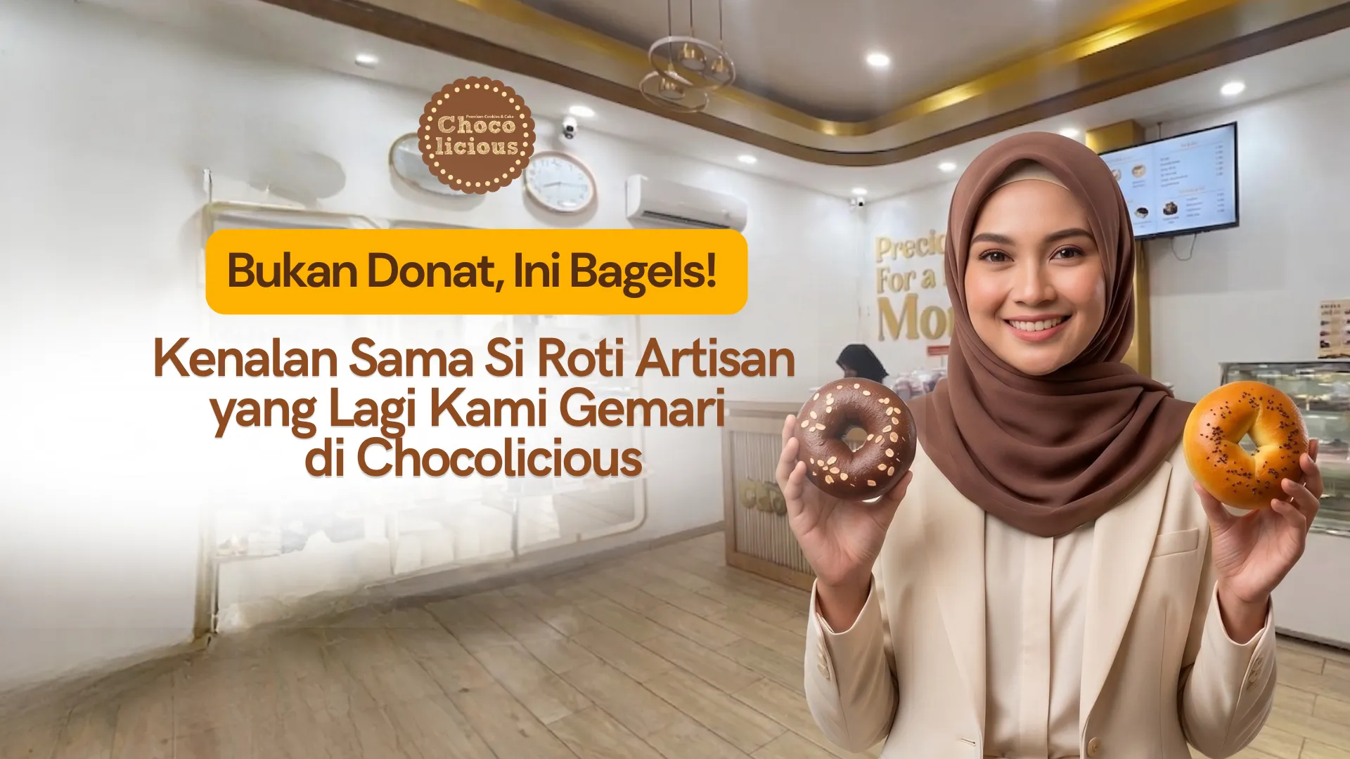 Bukan Donat, Ini Bagels! Kenalan Sama Si Roti Artisan yang Lagi Kami Gemari di Chocolicious