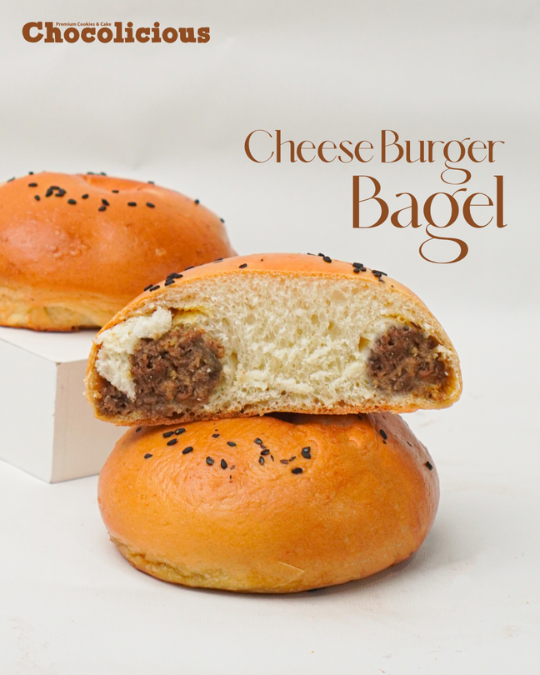 Cheese Burger Bagels