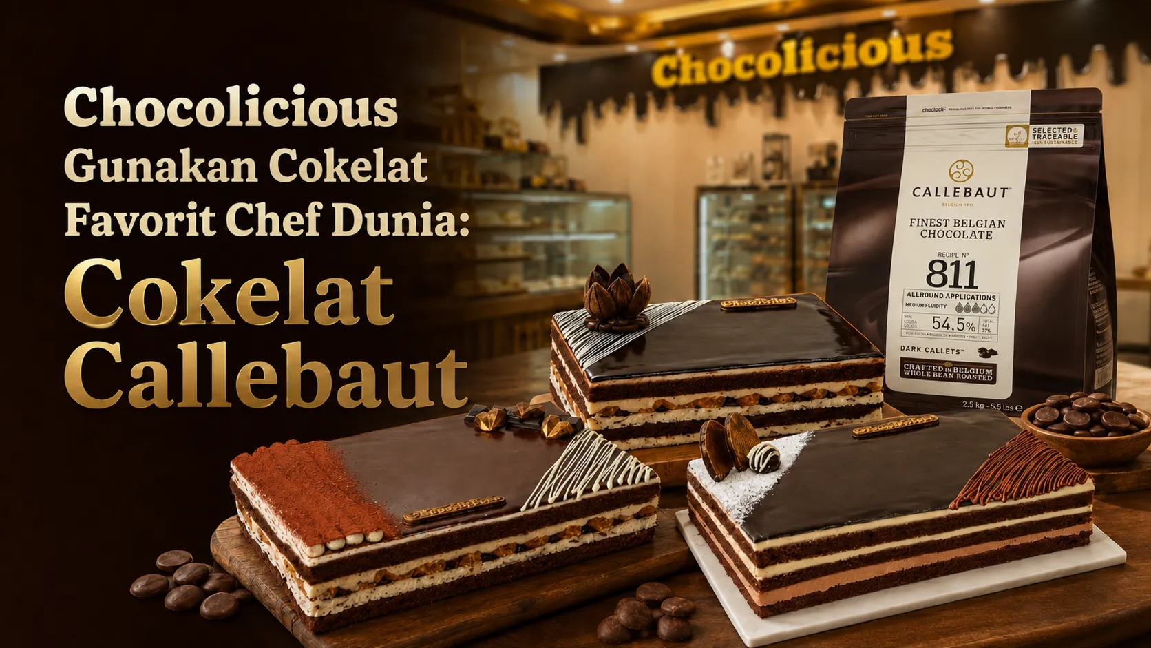 Chocolicious Ternyata Menggunakan Cokelat Favorit Dunia Cokelat Callebaut