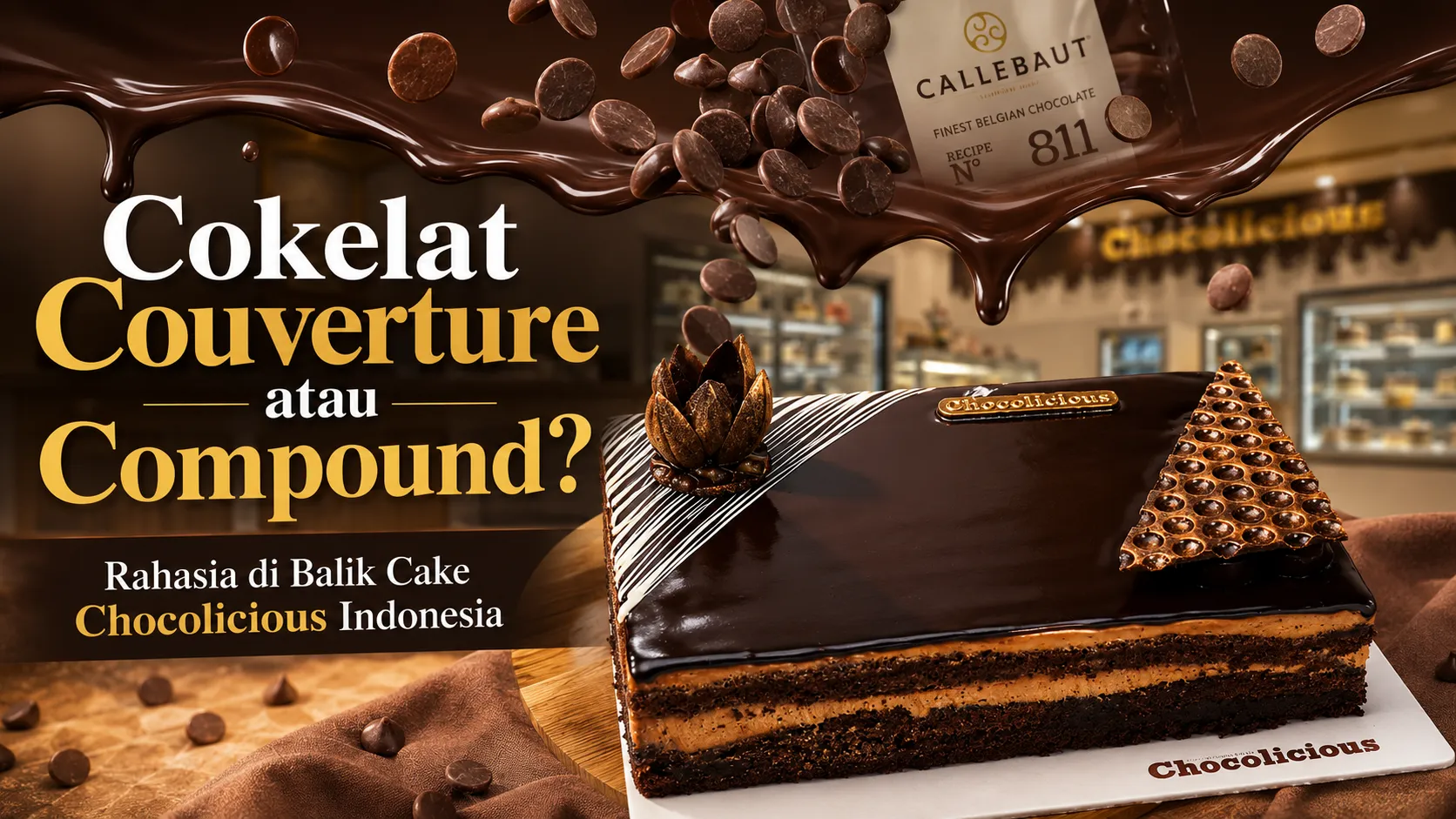 Cokelat Couverture atau Compound? Rahasia di Balik Cake Chocolicious Indonesia
